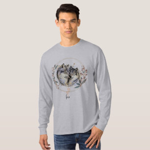 T-shirt Affection sauvage - Les loups dans l'amour Illustr