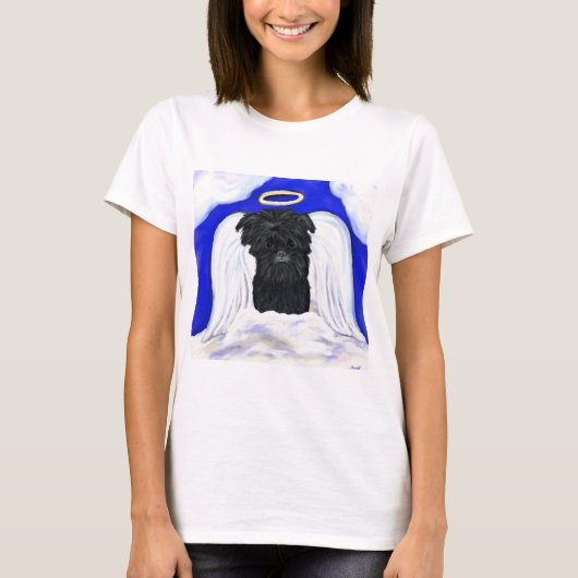 T-shirt Affenpinscher Angel (Devant)