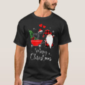 T-shirt Affenpinscher Chien Noël avec le pyjama de Santa H (Devant)