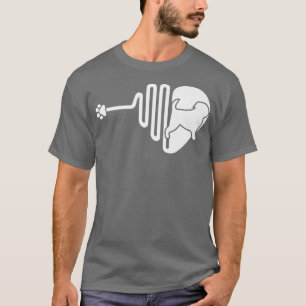 T-shirt Affenpinscher Chien Paw Heartbeat Propriétaire d'a