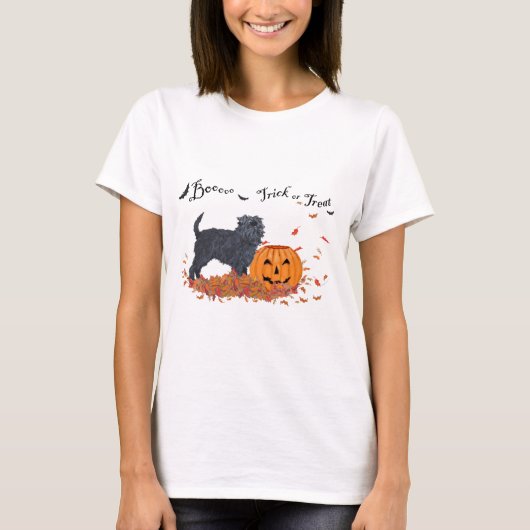 T-shirt Affenpinscher Halloween (Devant)