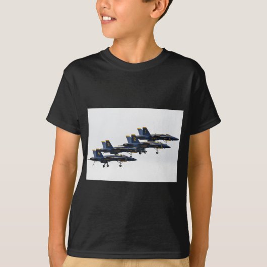 T-shirt Affichage Angles bleus (Devant)