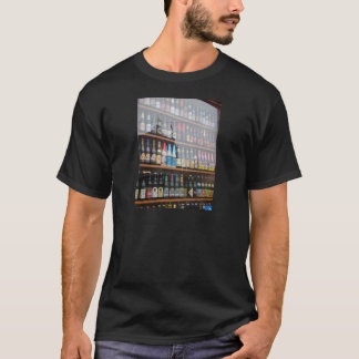 T-shirt Affichage belge de bière dans la fenêtre de