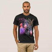 T-shirt Affichage Fireworks (Devant entier)