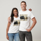 T-shirt Affichage statique d'une coque de commande convert (Unisexe)