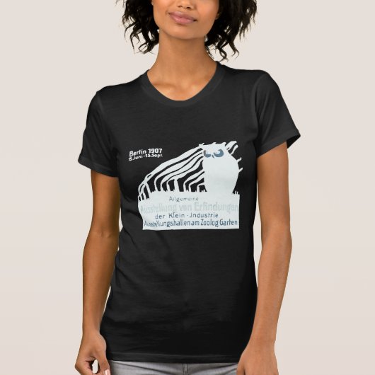 T-shirt Affiche 1907 d'exposition de Berlin (Devant)
