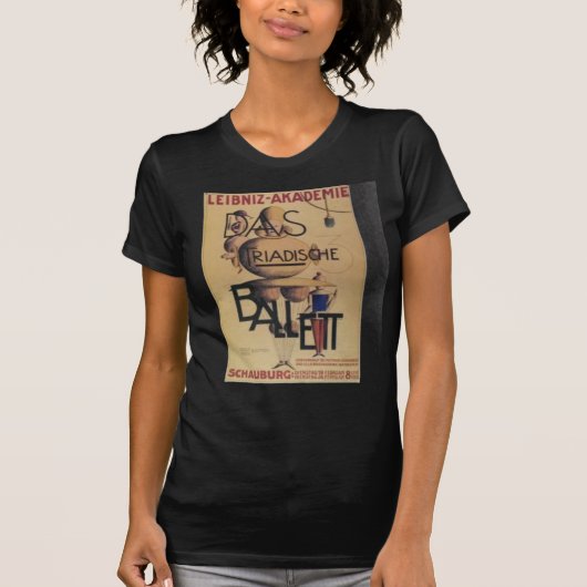 T-shirt Affiche 1921 de ballet (Devant)