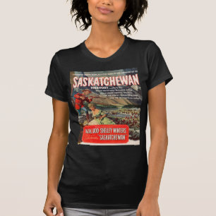 T-shirt Affiche 1954 de film de Saskatchewan