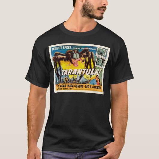T-shirt Affiche 1955 de film de tarentule (Devant)