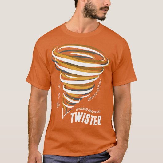 T-shirt Affiche alternative Twister (Devant)