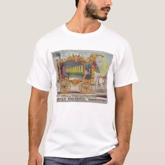 T-shirt Affiche antique de cirque de Calliope (Devant)