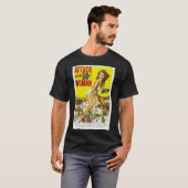 T-shirt Affiche classique "Attaque de la Femme de 50ft" (Devant entier)