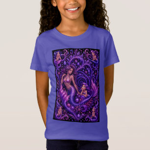 T-Shirt Affiche d'art de rêve de mermaid duo fantaisie vio