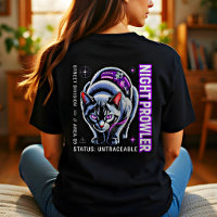 Affiche de chat cyberpunk – Cadeau de rôdeur noctu