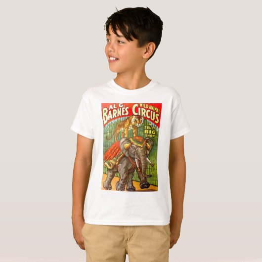T-shirt Affiche de cirque (Devant entier)