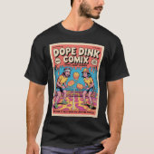 T-shirt Affiche de comix drôle de pickleball Dope Dink (Devant)
