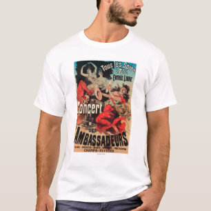 T-shirt Affiche de concert sur l'avenue De Champs-Elysees