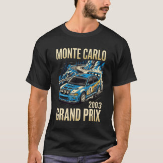 T-shirt Affiche de course Grand Prix vintage Monte Carlo 2