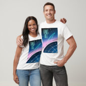T-shirt affiche de course spatiale des années 80 (Unisexe)