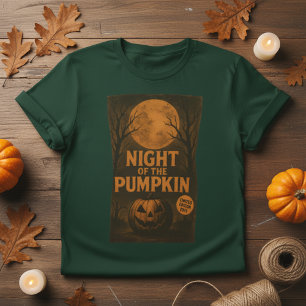 T-shirt Affiche de film d'horreur rétro pour la Nuit de la