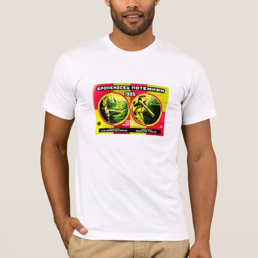 T-shirt Affiche de film russe de Potemkin (Devant)