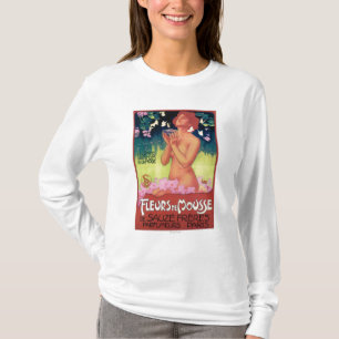 T-shirt Affiche de Fleurs de Mousse Perfume
