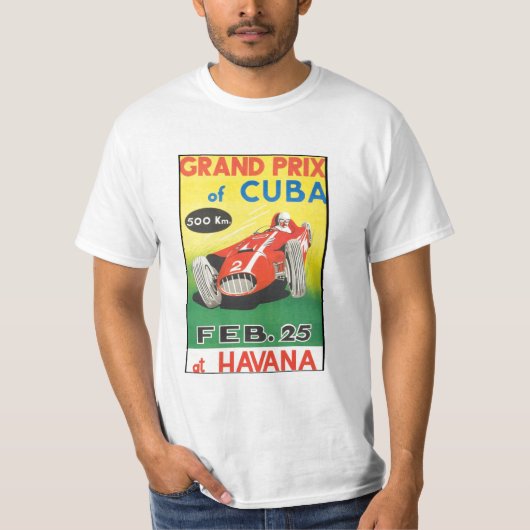 T-shirt Affiche de Grand prix (Devant)