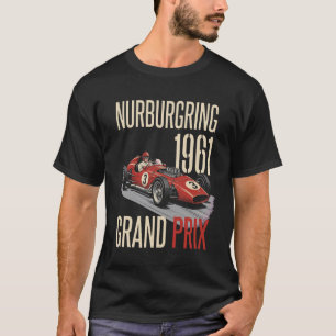 T-shirt Affiche de Grand Prix de course automobile vintage