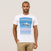 T-shirt Affiche de Jet de l'Armée de l'Air (Devant entier)