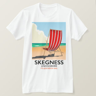 T-shirt Affiche de la plage de Skegness Lincolnshire