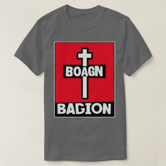 T-shirt affiche de la religion de l'imaginaire idiot (Design devant)