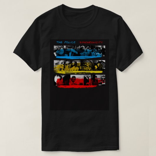 T-shirt Affiche de l'album de synchronisation de la police (Design devant)