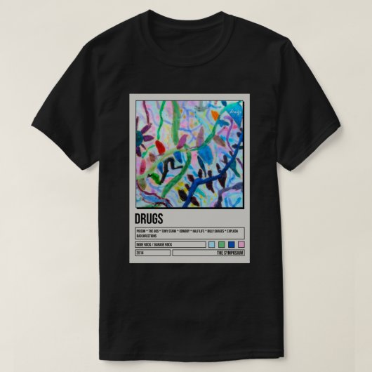 T-shirt Affiche de l'album Symposium Drug (Design devant)