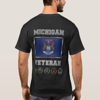 T-shirt Affiche de l'ancien combattant du Michigan