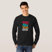 T-shirt Affiche de lettrage vectoriel motivationnel (Devant entier)