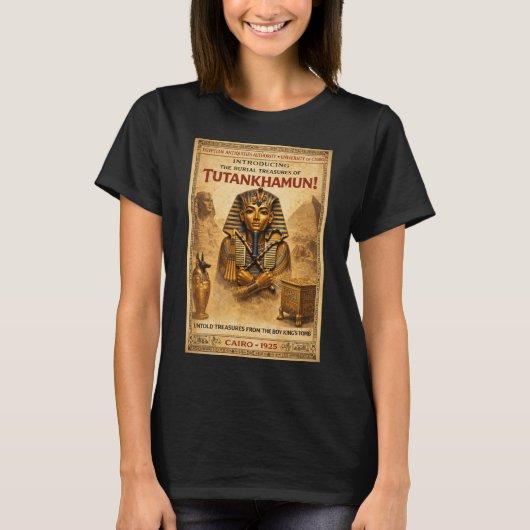 T-shirt Affiche de l'exposition "Toutankhamon 1925" (Devant)
