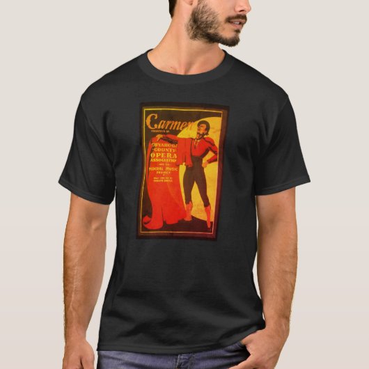 T-shirt Affiche de l'opéra Carmen (Devant)