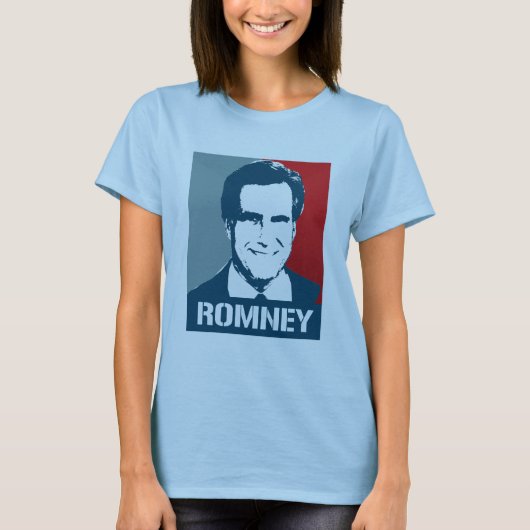 T-SHIRT AFFICHE DE MITT ROMNEY (Devant)