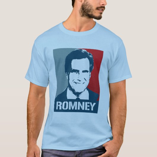 T-SHIRT AFFICHE DE MITT ROMNEY (Devant)