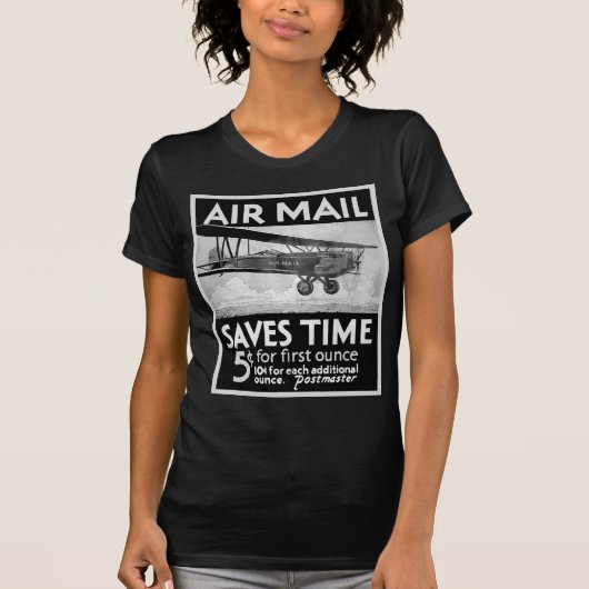 T-shirt Affiche de par avion (Devant)