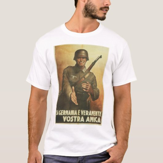 T-shirt Affiche de propagande de l'Allemagne (Devant)