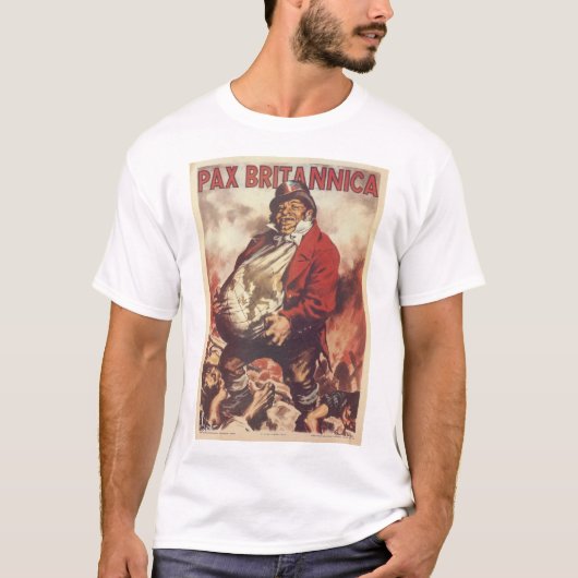 T-shirt Affiche de propagande de Pax Britannica (Devant)