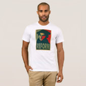 T-shirt Affiche de "réforme" de Martin Luther (Devant entier)