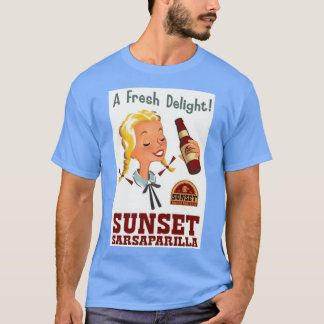T-shirt Affiche de Sarsaparilla Sunset A Fresh Delight Fal
