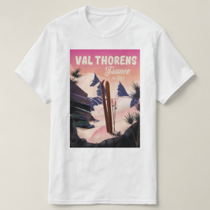 T-shirt Affiche de ski de Val Thorens, France