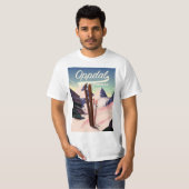 T-shirt Affiche de ski d'Oppdal norvège. (Devant entier)