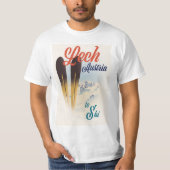 T-shirt Affiche de ski Lech Autriche (Devant)