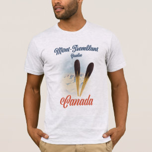 T-shirt Affiche de ski Québec Mont-Tremblant.