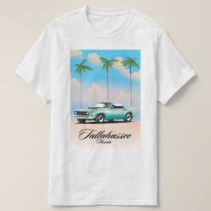 T-shirt Affiche de Tallahassee Florida Travel.