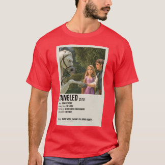 T-shirt Affiche de Tangled 2010 garçon modèle